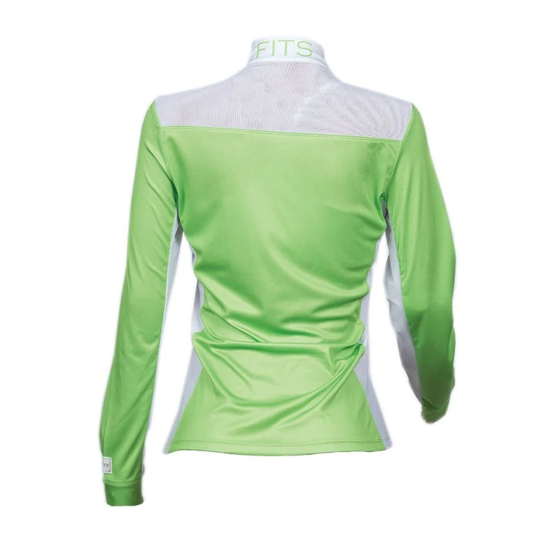 FITS Women's Cool Breeze Long Sleeve Sun Shirt - Honeydew 2 FITS Women's Cool Breeze Long Sleeve Sun Shirt - Honeydew - Image 2