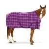 Equi-Essentials EZ-Care Plaid Stable Sheet - Purple Plaid