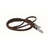 Western Rawhide Twisted 1/2" Barrel Reins - Burgundy Latigo
