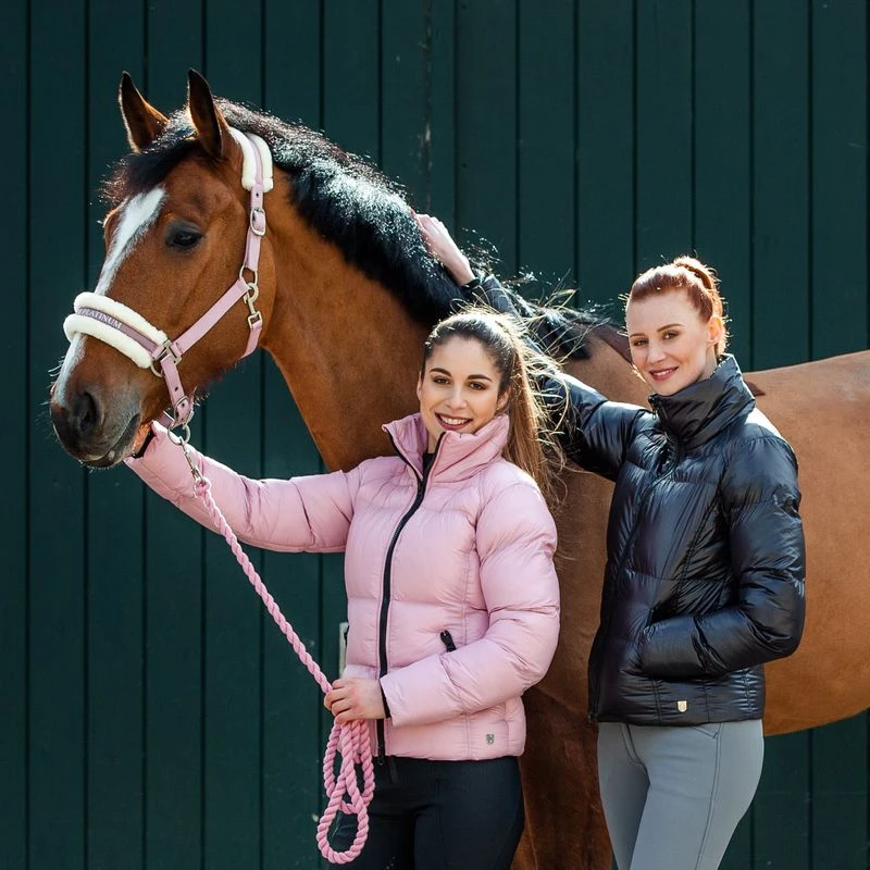 Horze Women's Rianna Puffy Winter Jacket - Black 2 Horze Women's Rianna Puffy Winter Jacket - Black - Image 2