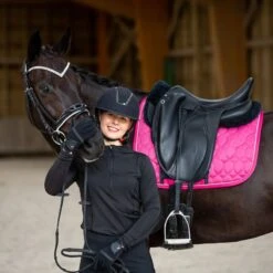 Horze Grayson Classic Dressage Ergonomic Bridle - Black/White -Equestrian Supplies Shop 386689 800 800