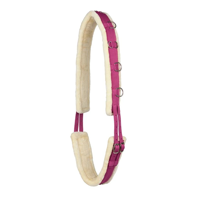 Horze Lunging Surcingle - Raspberry Pink 1 Horze Lunging Surcingle - Raspberry Pink