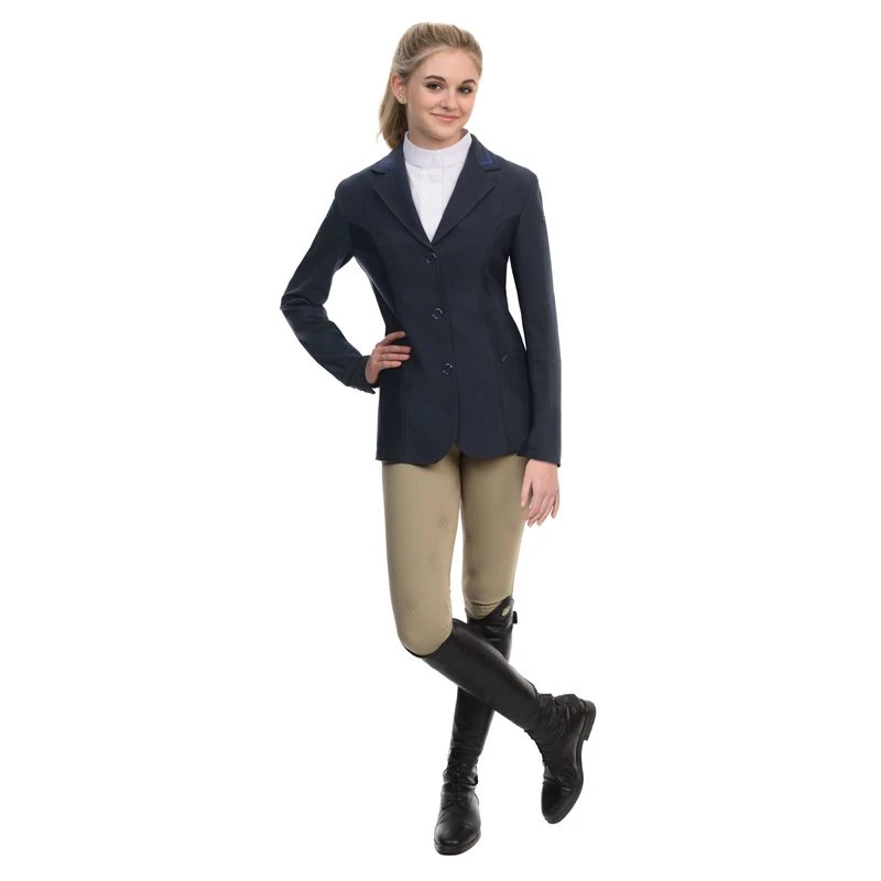 Ovation Women's Elegance Hybrid Show Coat - Navy 2 Ovation Women's Elegance Hybrid Show Coat - Navy - Image 2