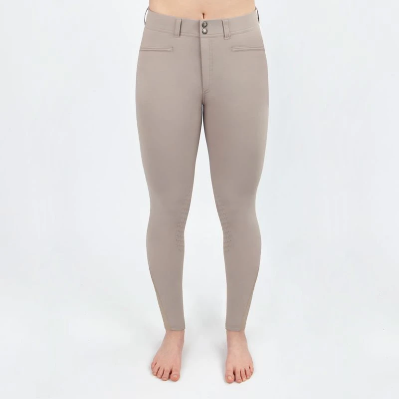 Irideon Kids' Camber Knee Patch Breeches - Classic Tan 2 Irideon Kids' Camber Knee Patch Breeches - Classic Tan - Image 2