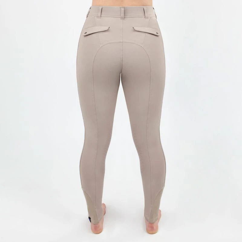 Irideon Kids' Camber Knee Patch Breeches - Classic Tan 4 Irideon Kids' Camber Knee Patch Breeches - Classic Tan - Image 4