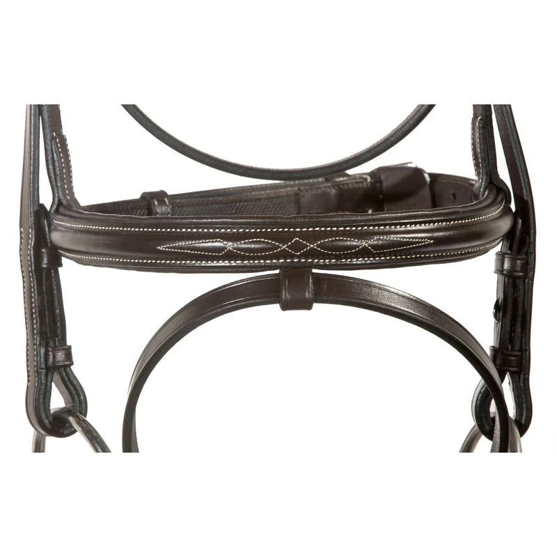 Nunn Finer Gianna Flash Bridle - Havana 3 Nunn Finer Gianna Flash Bridle - Havana - Image 3
