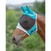 Shires Fine Mesh Fly Mask W/Ears - Teal