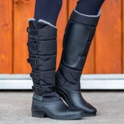 Horze Utah Thermo Boots - Black -Equestrian Supplies Shop 415825 800 800