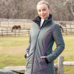 Ovation Women's Prisma Hi Vis Jacket - Rainbow Reflective -Equestrian Supplies Shop 423604 800 800