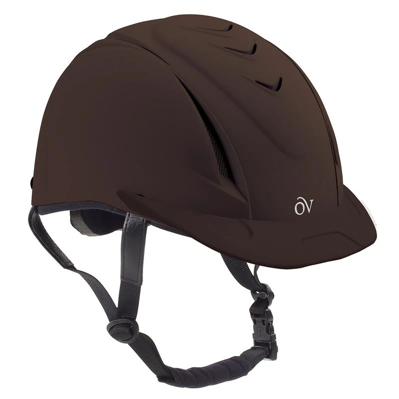 Ovation Deluxe Schooler Helmet - Brown 1 Ovation Deluxe Schooler Helmet - Brown