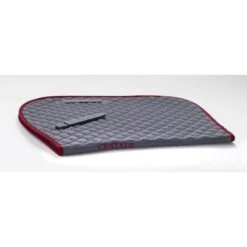 Centaur Imperial Quilted Close Contact Saddle Pad - Grey/Burgundy