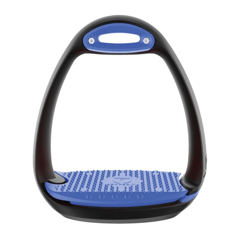 Compositi EOLE Stirrups Soft - Black/Royal Blue 1 Compositi EOLE Stirrups Soft - Black/Royal Blue