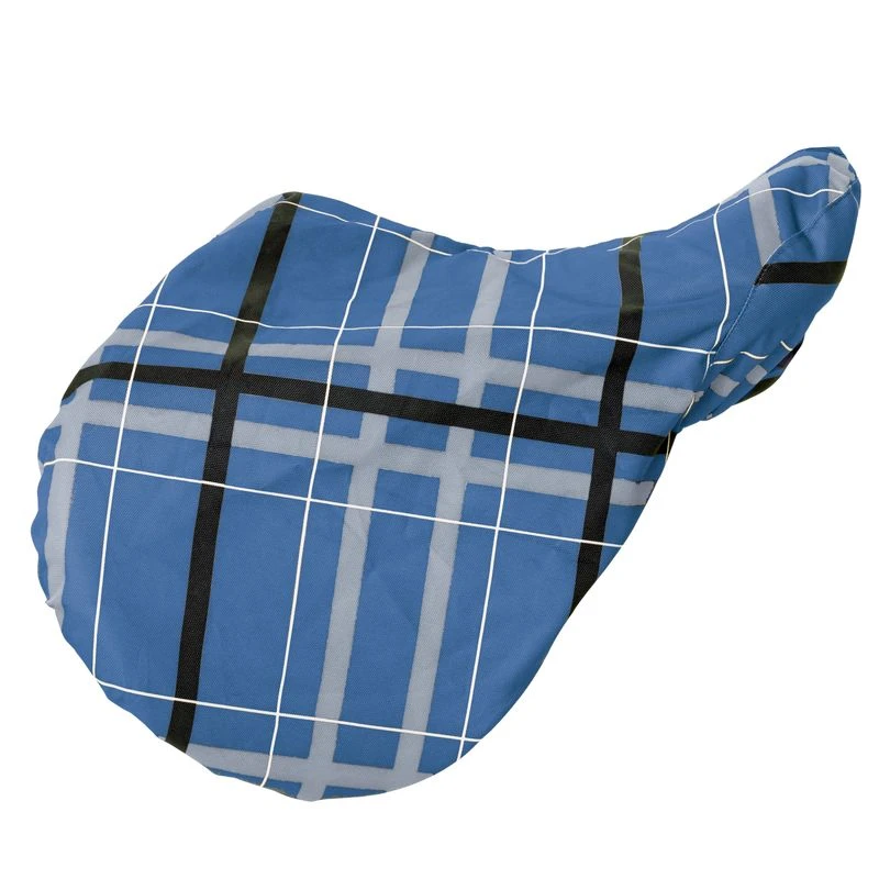 Pessoa Alpine 1200D Saddle Cover - Blueberry/Clay Plaid 1 Pessoa Alpine 1200D Saddle Cover - Blueberry/Clay Plaid