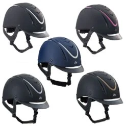 Ovation Z-6 Glitz Helmet - Black/Black/Silver -Equestrian Supplies Shop 440684 800 800