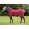 Rambo Helix Disc Front Stable Sheet - Burgundy/Burgund/Teal/Navy