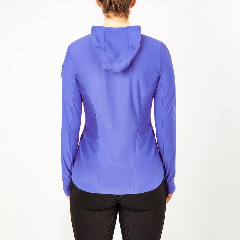 Irideon Women's AirTech Hoodie - Vivid Blue 2 Irideon Women's AirTech Hoodie - Vivid Blue - Image 2
