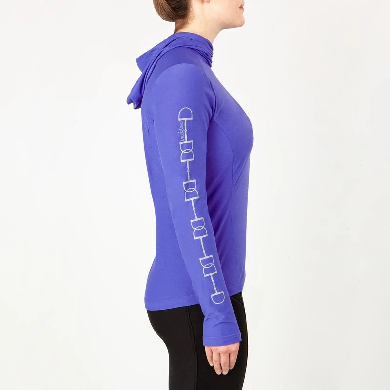 Irideon Women's AirTech Hoodie - Vivid Blue 3 Irideon Women's AirTech Hoodie - Vivid Blue - Image 3