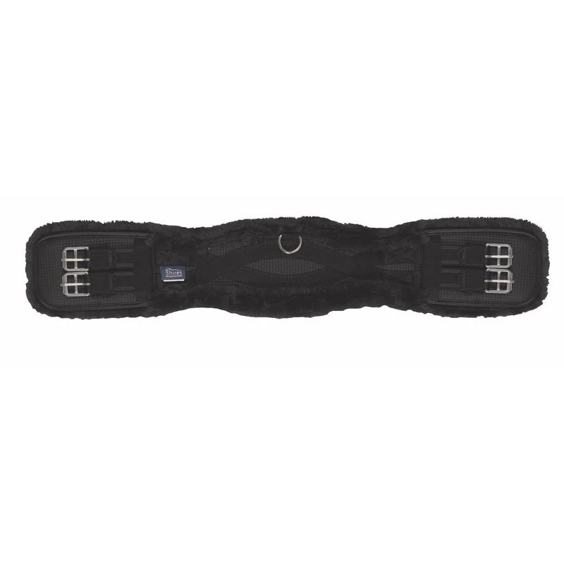 Shires Performance Supafleece Dressage Girth - Black 1 Shires Performance Supafleece Dressage Girth - Black