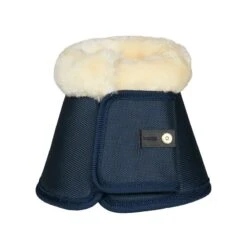Horze Lincoln Faux Fur Bell Boots - Dress Dark Blue 8 Horze Lincoln Faux Fur Bell Boots - Dress Dark Blue -Equestrian Supplies Shop 479955 800 800