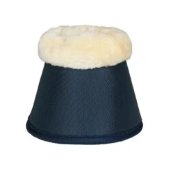 Horze Lincoln Faux Fur Bell Boots - Dress Dark Blue 9 Horze Lincoln Faux Fur Bell Boots - Dress Dark Blue -Equestrian Supplies Shop 479956 800 800