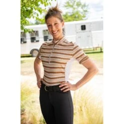 FITS Women's Cool Breeze II Short Sleeve Shirt - Buckskin Reins