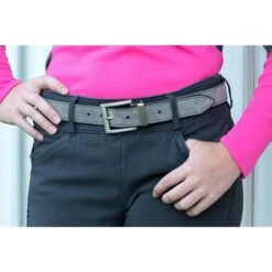 Perri's 2-in-1 Leather Suede Reversible Belt - Havana/Gray 5 Perri's 2-in-1 Leather Suede Reversible Belt - Havana/Gray -Equestrian Supplies Shop 502934 800 800