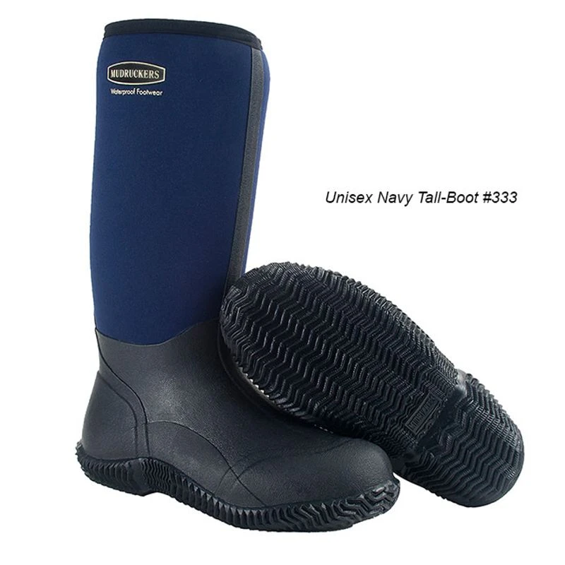 Mudruckers Waterproof Tall Boot - Navy 1 Mudruckers Waterproof Tall Boot - Navy