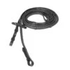 Horze Soft Grip Rubber Reins W/Stops - Black