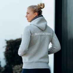 B Vertigo Women's Gianna Full Zip Hoodie - Ash Gray -Equestrian Supplies Shop 531683 800 800