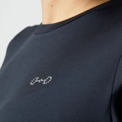 Horze Women's Tabitha Summer Tee Shirt - Dark Navy -Equestrian Supplies Shop 531886 800 800