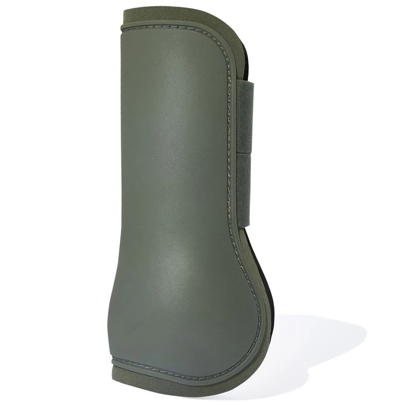 Horze Adepto Tendon Boots - Beetle Khaki Green 2 Horze Adepto Tendon Boots - Beetle Khaki Green - Image 2