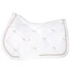 Back On Track Nights Collection A/P Saddle Pad - White