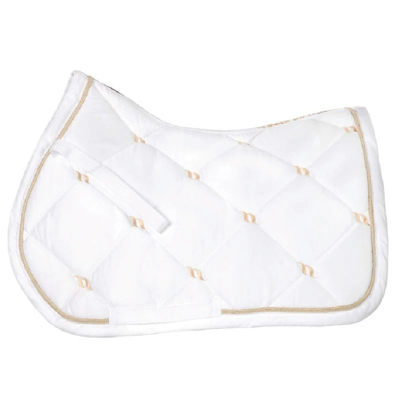 Back On Track Nights Collection A/P Saddle Pad - White 1 Back On Track Nights Collection A/P Saddle Pad - White