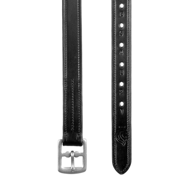 Equinavia Saga Non Stretch Dressage Leathers - Black 1 Equinavia Saga Non Stretch Dressage Leathers - Black