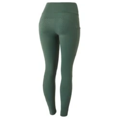 Horze Women's Ginny Full Seat Tights - Cilantro Green