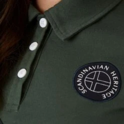 Horze Women's Jessie Polo Shirt - Cilantro Green -Equestrian Supplies Shop 549228 800 800