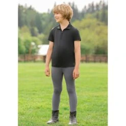 Kerrits Kids' Ice Fil Full Seat Tech Tights - Shadow -Equestrian Supplies Shop 568083 800 800