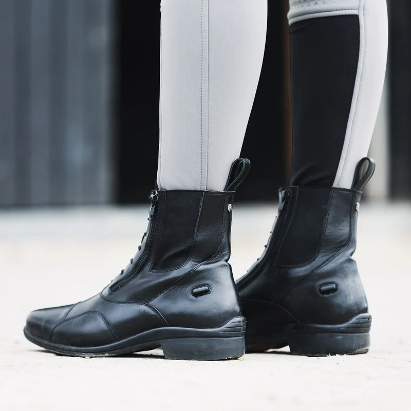 Horze Stockholm Paddock Boots - Black 3 Horze Stockholm Paddock Boots - Black - Image 3