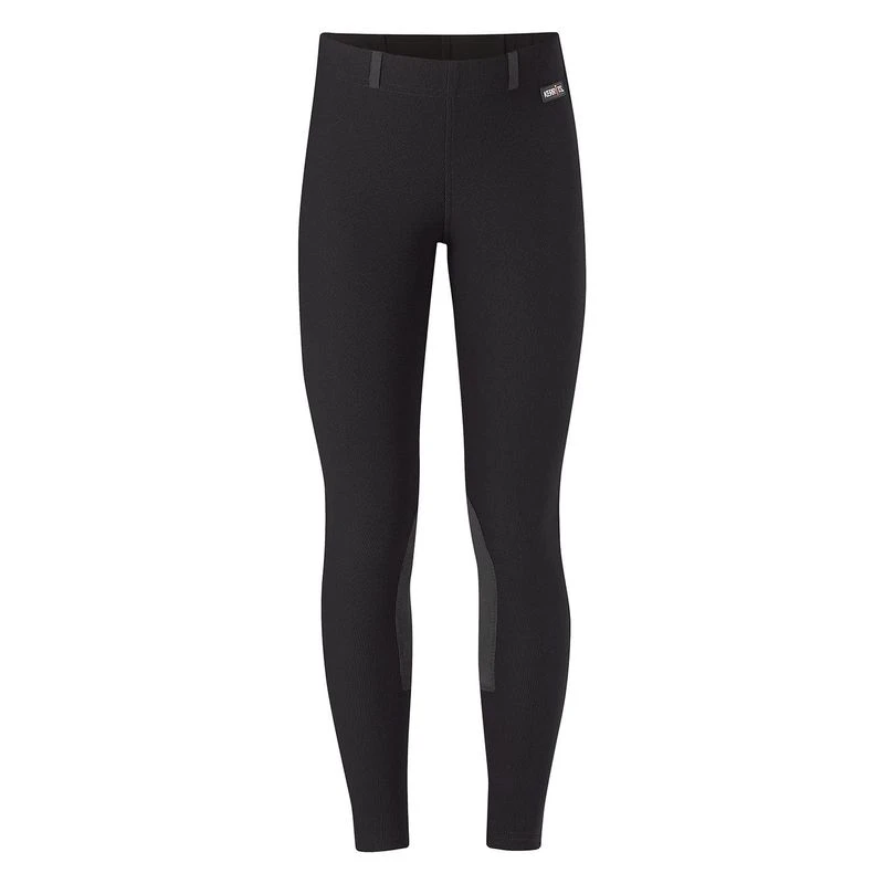 Kerrits Kids' Microcord Knee Patch Tights - Black 1 Kerrits Kids' Microcord Knee Patch Tights - Black