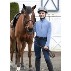 Kerrits Kids' Sit Tight Wind Pro Knee Patch Tights - Admiral -Equestrian Supplies Shop 579126 800 800