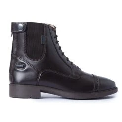 Horze Kids' Kilkenny Polyurethane Jodhpur Boots - Brown -Equestrian Supplies Shop 581350 800 800