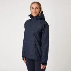 Horze Women's Ayla Waterproof Shell Riding Jacket - Dark Navy -Equestrian Supplies Shop 586942 800 800