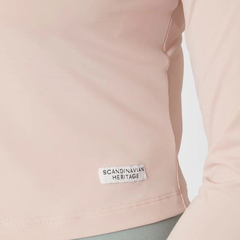 Horze Women's Gabriela UV Pro Cooling Sun Crop Top - Potpourri 2 Horze Women's Gabriela UV Pro Cooling Sun Crop Top - Potpourri - Image 2