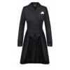 Fair Play Women's Dorothee Comfimesh Shadbelly Coat - Black