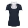 Fair Play Women's Lorella Short Sleeve Competition Shirt - Navy/White