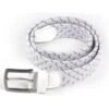 Fair Play Hill Braid Belt - White/Silver
