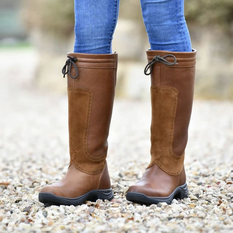 Dublin Women's Lagan Boots - Red Brown 2 Dublin Women's Lagan Boots - Red Brown - Image 2