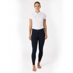 Horze Women's Emma Classic Full Seat Breeches W/Crystals - Dark Navy -Equestrian Supplies Shop 600750 800 800