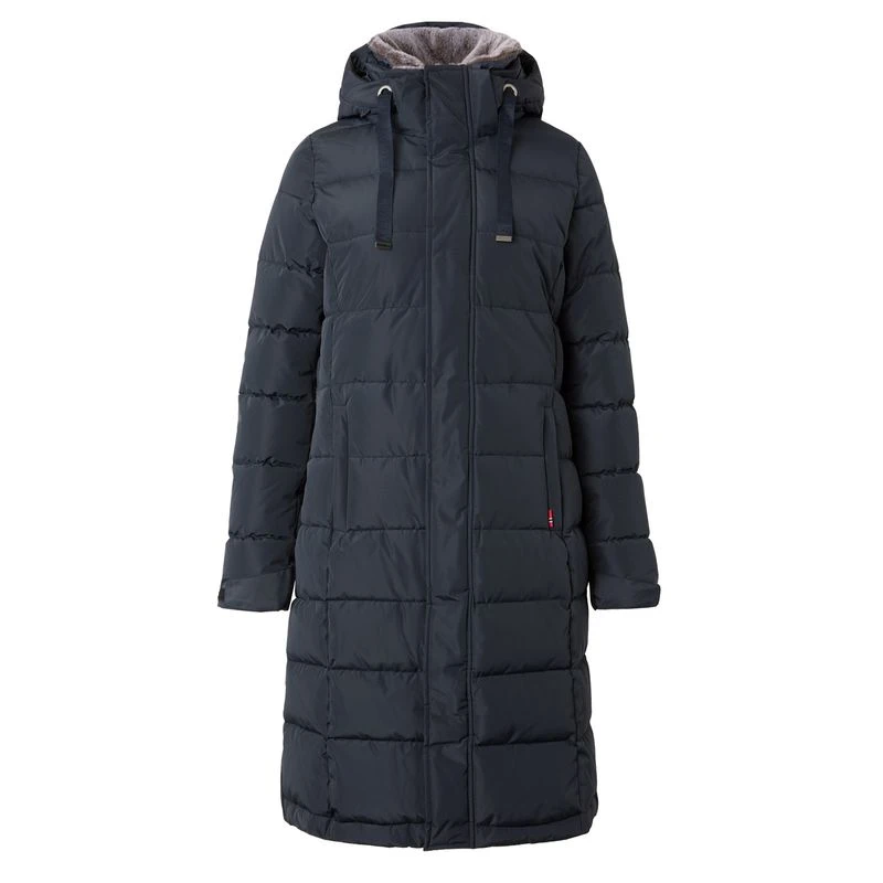 Horze Women's Juliana Padded Parka Jacket - Dark Navy 1 Horze Women's Juliana Padded Parka Jacket - Dark Navy