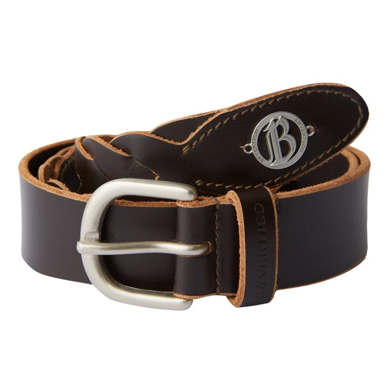 Horze Braided Belt - Dark Brown 1 Horze Braided Belt - Dark Brown